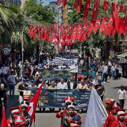 AGD Gaziosmanpaşa’da Büyük Fetih Yürüyüşü Coşkuyla Gerçekleştirildi