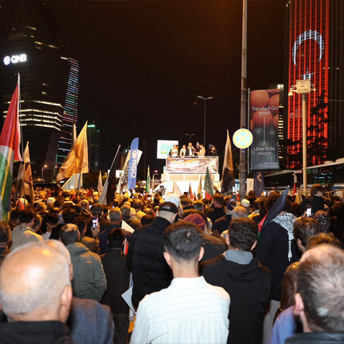 İnsanlığın Vicdanı Sumud Filosu Kuşatma Altında Basın Açıklaması
